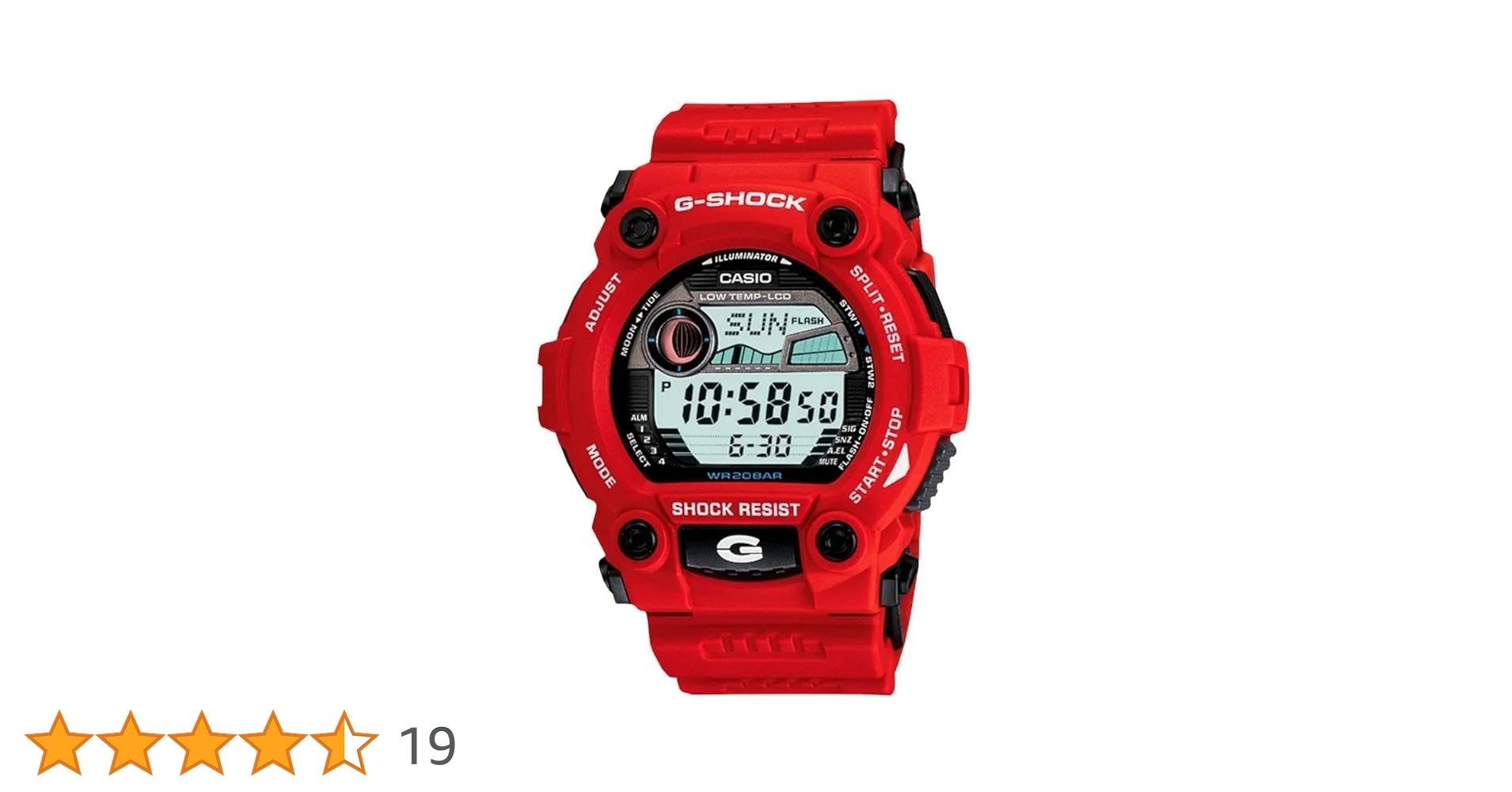 Marmi×G-SHOCK Watch Casio Men's G-7900A-4DR G-Shock Resin Silver Dial Watch : Amazon